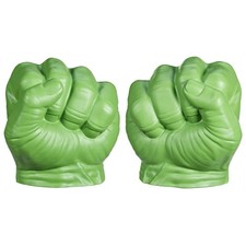 Marvel Hulk Gamma Smash Fists, Soft Foam Role Play Toy, Piccolo, Green