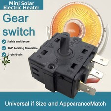 Interrupteur de température rotatif tête à distance pour ventilateurs de chau