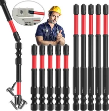 5PCS FPH2 Impact Screwdriver Bit Set-S2 Steel 65mm &110mm Slotted Heads 2025 NEW