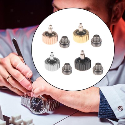Watch Crown Watch Crown Set 6 mm wasserdichte robuste Uhrenreparatur -Tool -Uhr