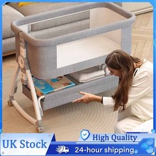 Fit Baby Bedside Crib Sleeper Bassinet Safe Co-Sleeping Storage Bag Easy Install