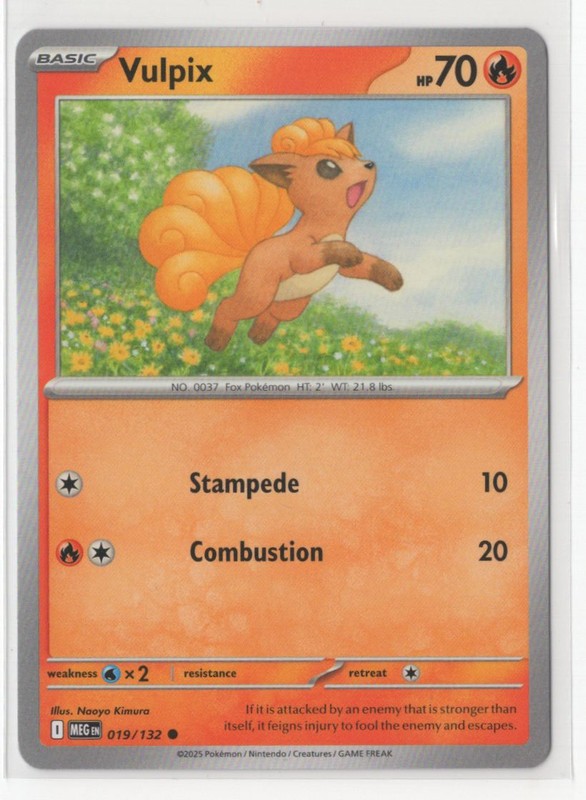 Pokemon Mega Evolution - 019/132 Vulpix