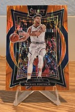 2024-25 Panini Select Michael Porter Jr. Orange Flash Prizm #32 Nuggets