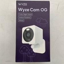 WYZE Smart Home Security Camera Wired Indoor/Outdoor 1080pHD w/BuiltIn Spotlight