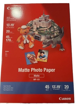 Canon Matte Photo Inkjet Paper, 8.5 mil., 13x19'', 20 Sheets