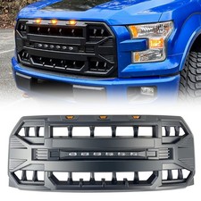 Armor Style Grill Front Bumper Grille Woff-road Led Lights For 15-17 Ford F150 Armor Style Grill Front Bumper Grille Woff-road Led Lights For 15-17 Ford F150