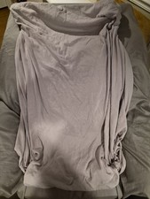 Brand new without tags pottery barn kids velour light purple baby's crib sheet