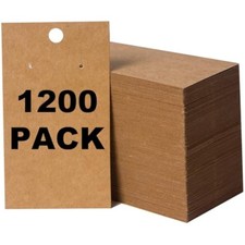 1200 pack earring cards - earring display cards - custom earring cards