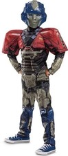 Transformers Kids Optimus Prime Halloween Costume 10-12 Large Muscle Jumpsuit