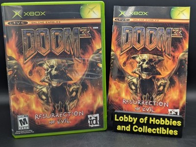 Doom 3: Resurrection of Evil ( Microsoft Xbox ) CIB - Mint Disc - Pristine 