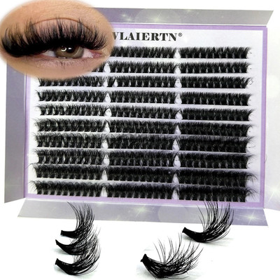 5D Fluffy Cluster Lashes 30D 100D Natural Thick Individual DIY Eyelashes - NEW