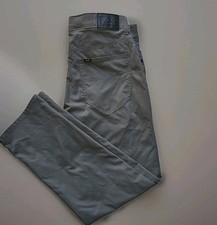 Men's Pants Lee Gray Comfort Fit Straight Leg Button Zip 34"x30"
