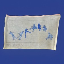 Patti Mann Handpainted Needlepoint Canvas  Figure Skating Skating on Ice Sport