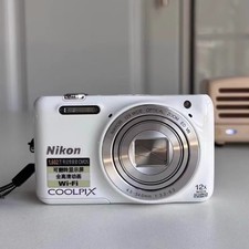 Nikon COOLPIX S6600 White Digital Camera 16MP 12x Optical Zoom