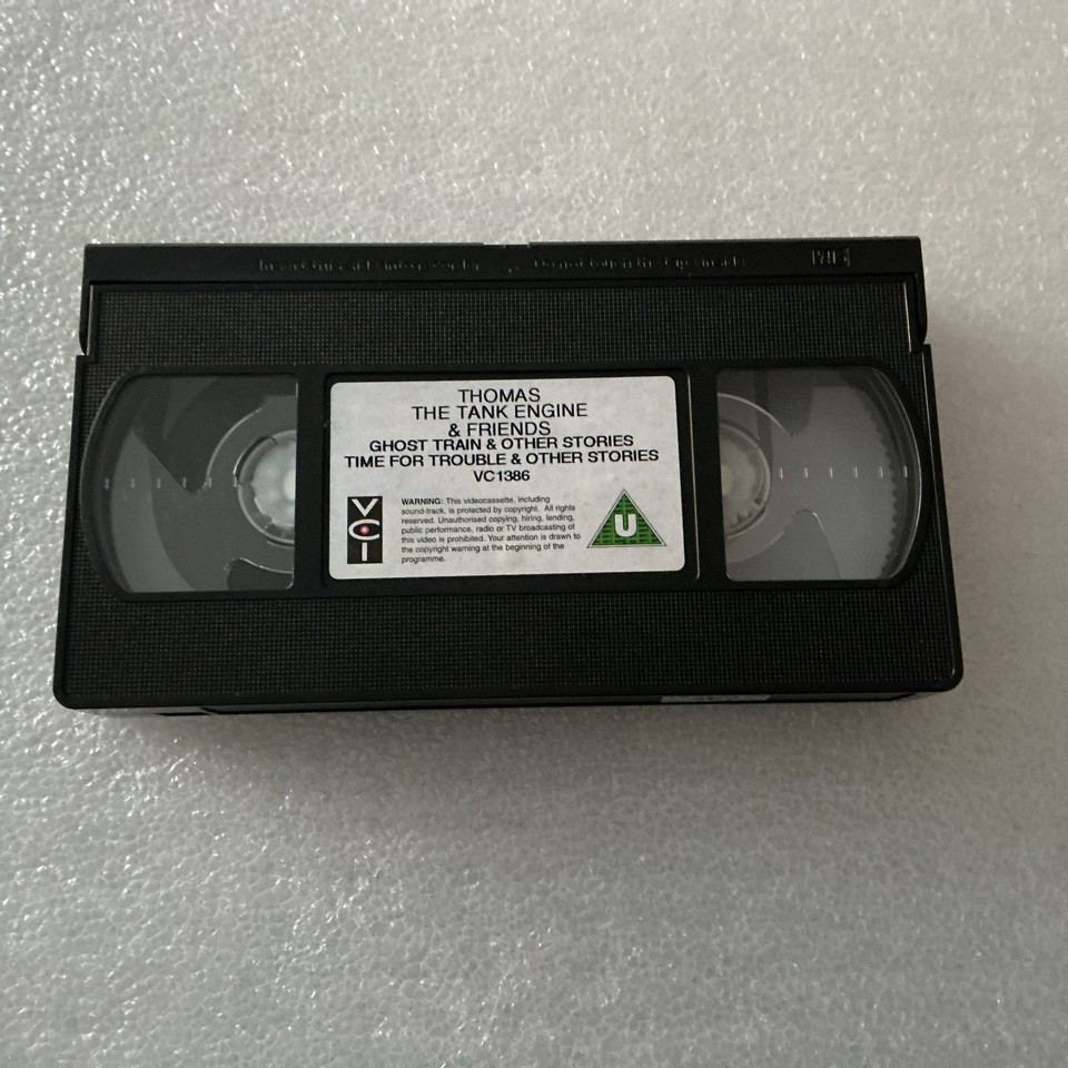 THOMAS THE TANK ENGINE 2 On 1 VHS TAPE Ghost Train Time For Trouble thomas-the-tank-engine-2-on-1-vhs-tape-ghost-train-time-for-trouble