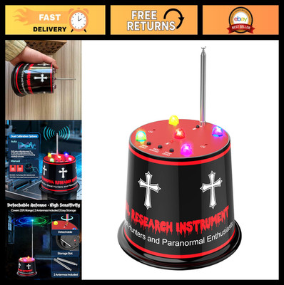 Advanced Ghost Hunting Equipment Kit - EMF & Cold Spot Detector, Temp Sensor, 9V