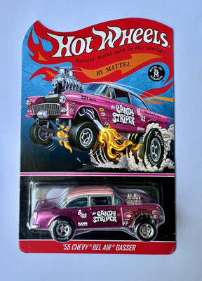 HOT WHEELS RLC CANDY STRIPER 55 CHEVY BEL AIR GASSER # 3795 | eBay