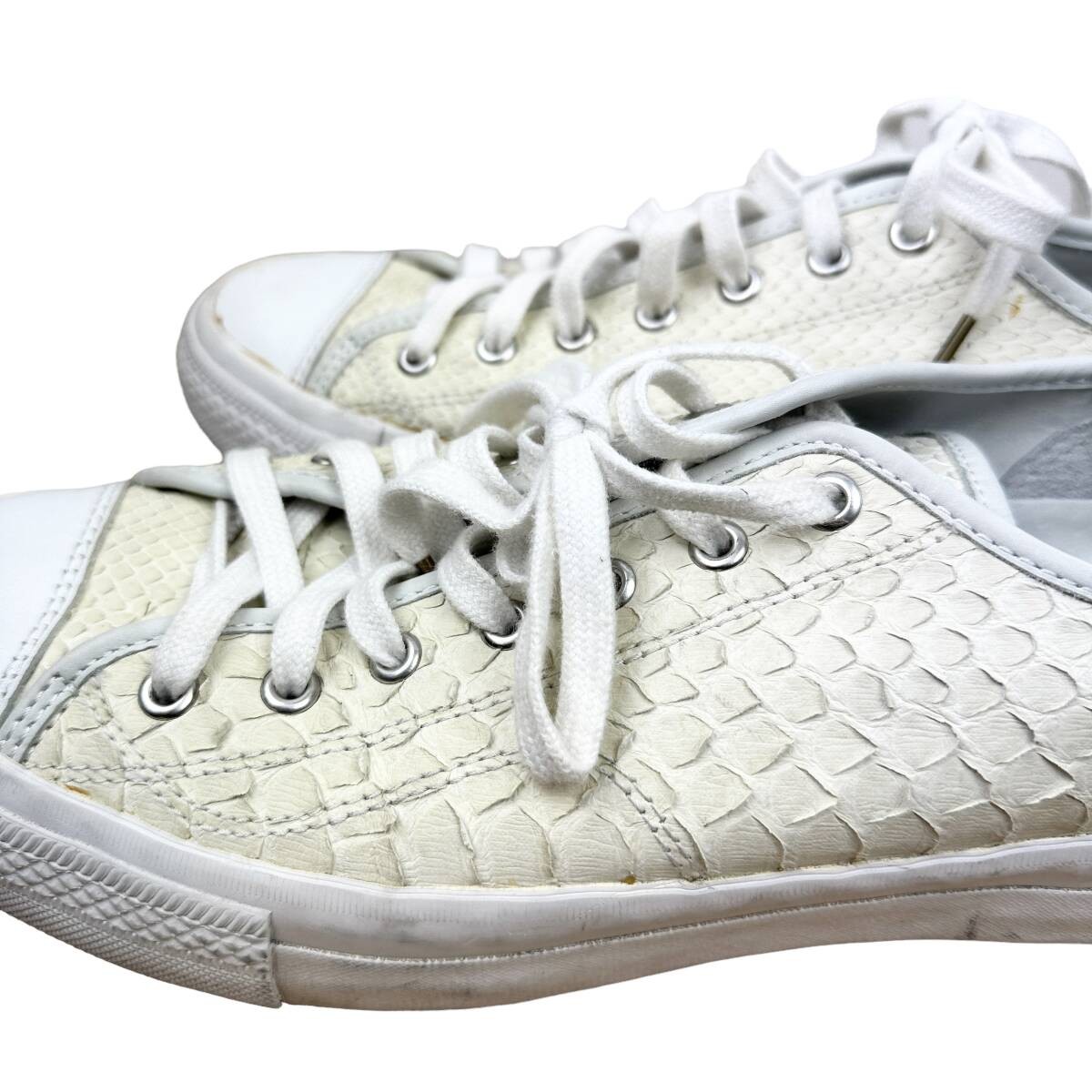 Visvim Skagway Lo Python White Men's Sneakers Siz… - image 4