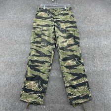 Vintage Us Army Pants Small Regular Camo Tiger Stripe Ripstop Repro Truspec