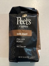 Peet's Italian Dark Roast Ground Coffee New 08/26