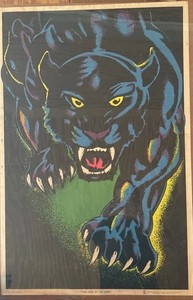Black Light Panther Poster | eBay