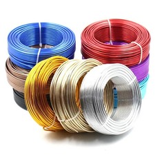 1.0mm-2.5mm Oxidized Aluminum Wire for DIY Crafts, Sculpture,Jewelry Making