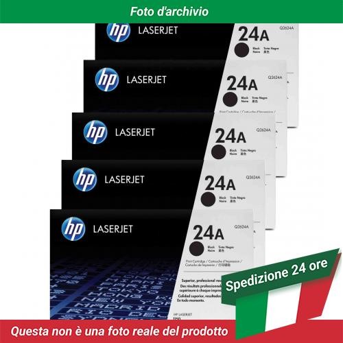 Q2624A HP 24A Toner Black 5 Pack