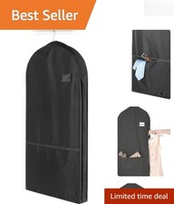 Spacious Zippered Garment Bag for Safe Travel - Heavy-Duty Water-Repellent