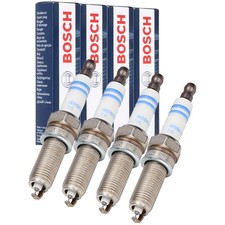 4x BOSCH 0242145510 Zündkerze für MERCEDES W203 W204 C209 W211 W212 CNG/LPG M271