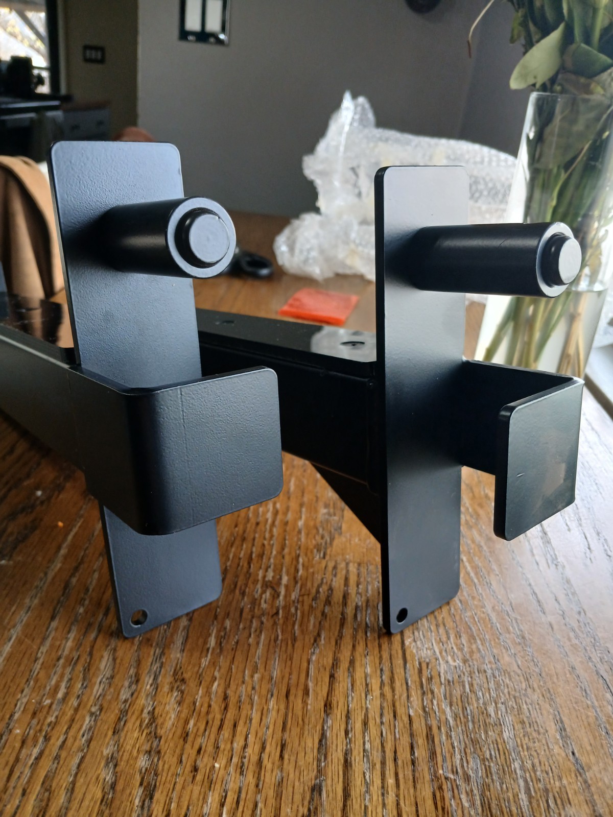 Barbell Safety Catches Squat Rack Safety Arm Spotter Fit for 2.36x2.36 Power ...