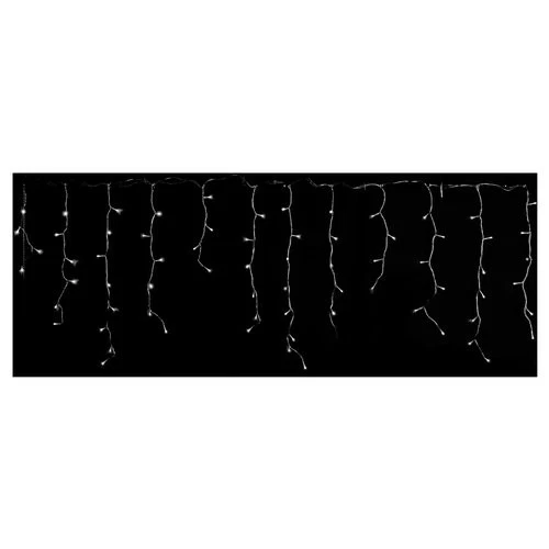 Pre Qu' Italia Tenda luminosa Natale Trasparente 72 luci - LED Bianco freddo