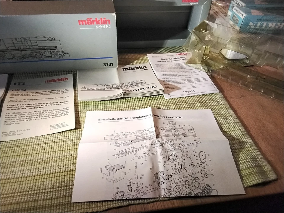 Märklin Dampflokomotive Baureihe 53 wie Neu 3701 Ovp Digital - Bild 3 von 4