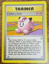 WOTC Pokemon TCG Clefairy Doll 70/102 Base Set Rare Unlimited 1999 on eBay
