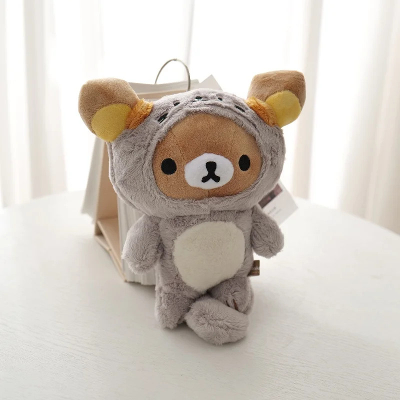 Oso de peluche de peluche Rilakkuma muñeca de peluche suave Kawaii regalo para niños y fanáticos