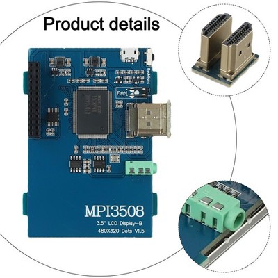 3 5 Zoll LCD Display für Raspberry Pi 4 Model B mit einstellbarer Helligkeit