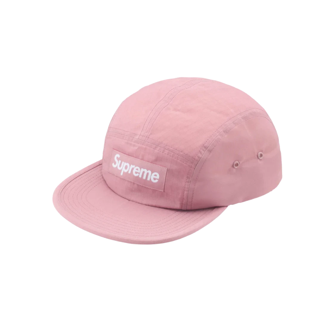 Casquette de camp Supreme cirée Ripstop rose clair   24FW