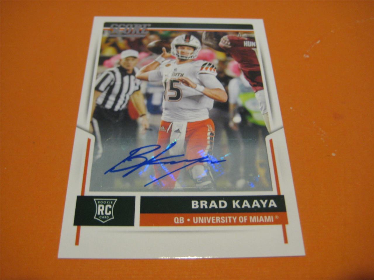 Brad Kaaya Panini Score #371 Autograph