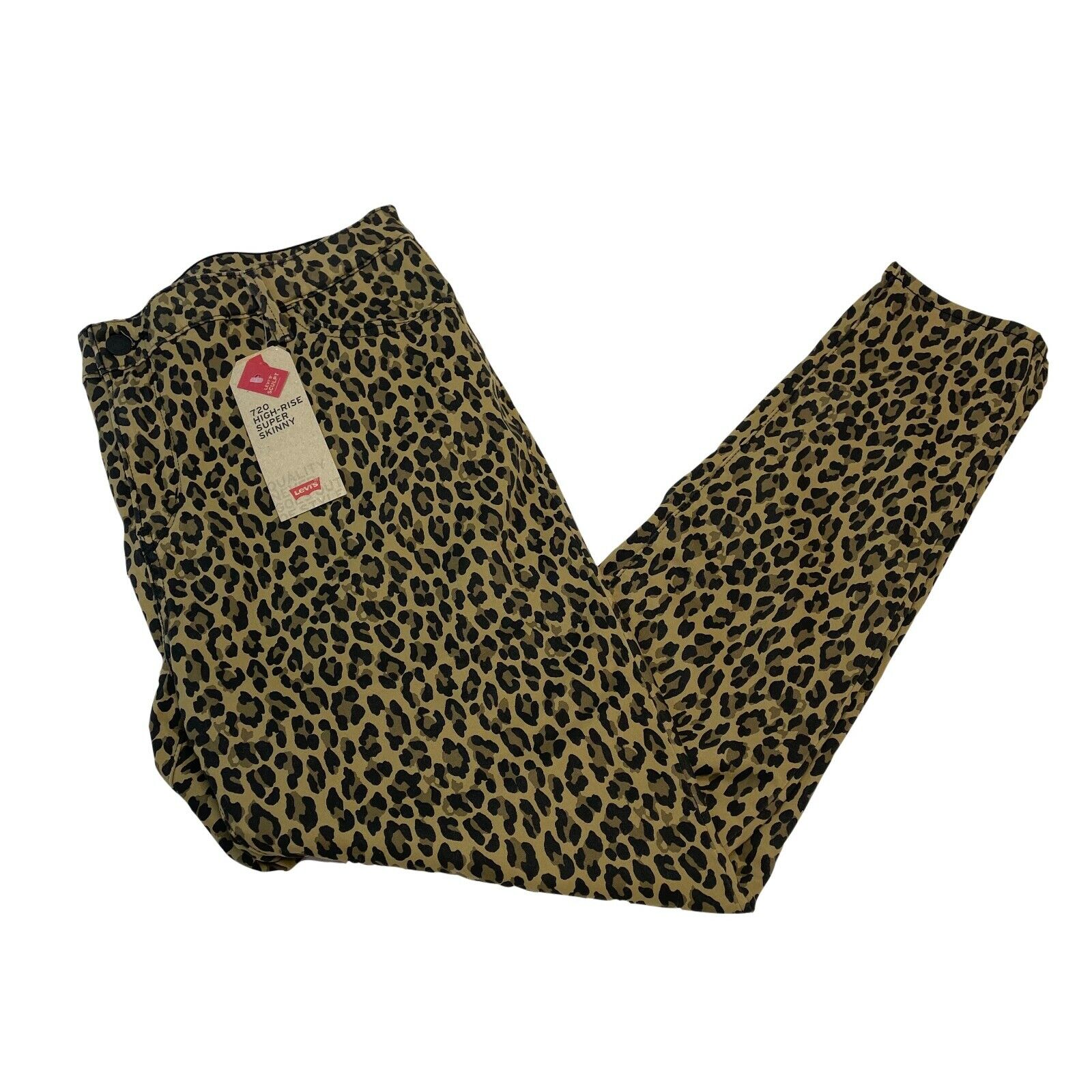 720 High Rise Super Skinny Leopard Print Women's Jeans - Multi