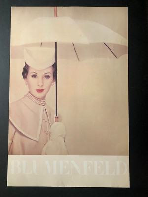 Erwin Blumenfeld Umbrella 1985 Original Poster