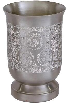 Nordische Muscheln Design Zinn Becher Mittelalter Trinkbecher perfekt zum Gravieren