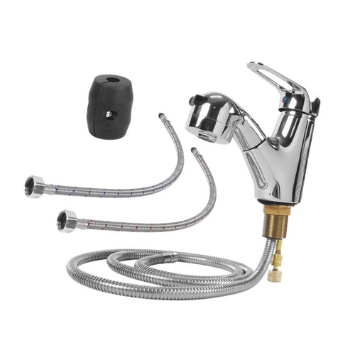 RV Bathroom Faucet Retractable Shower Head Compatible for Motorhomes eBay