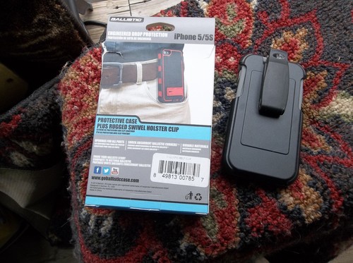 Ballistic iPhone 5/5S Protective Case Plus Rugged Swivel Holster Clip NICE! - 第 3/6 張圖片
