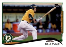 2014 Topps Update #US229 Sam Fuld Oakland Athletics