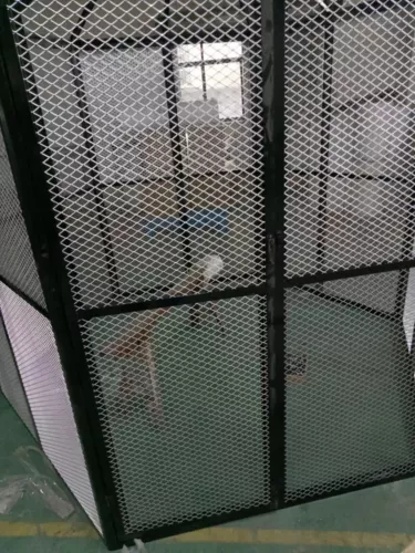 2320h 2400w Diagonal Bird Cage Chicken Canary Parrot Mesh Enclosure Aviary - Picture 8 of 24