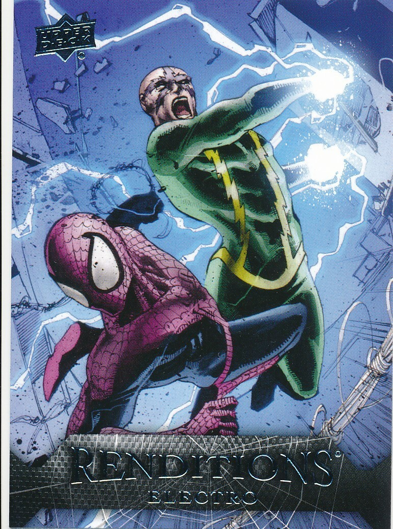 #43 ELECTRO 2024 Upper Deck Marvel Renditions Spider-Man SPIDER-MAN