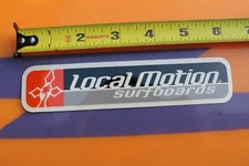 LOCAL MOTION Hawaii Surfboards Aloha Palm Tree Cross OG Vintage Surfing STICKER