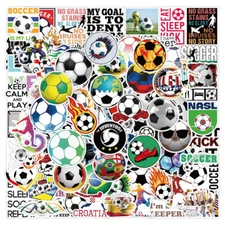 100Pcs Soccer Sticker for Kids Adults Kids Classroom Teens Girls Scrapbooking