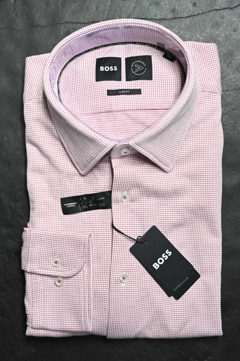 Camicia Collo Francese Righe Popeline Rosa Da Uomo - Foto 2