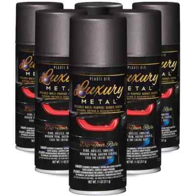 Plasti Dip Luxury Metal Sapphire Metallic Spray Paint 11-Oz In Black (6-Pack)