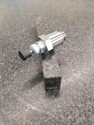 Motorcycle push button compression release valve with adapter. 14mm